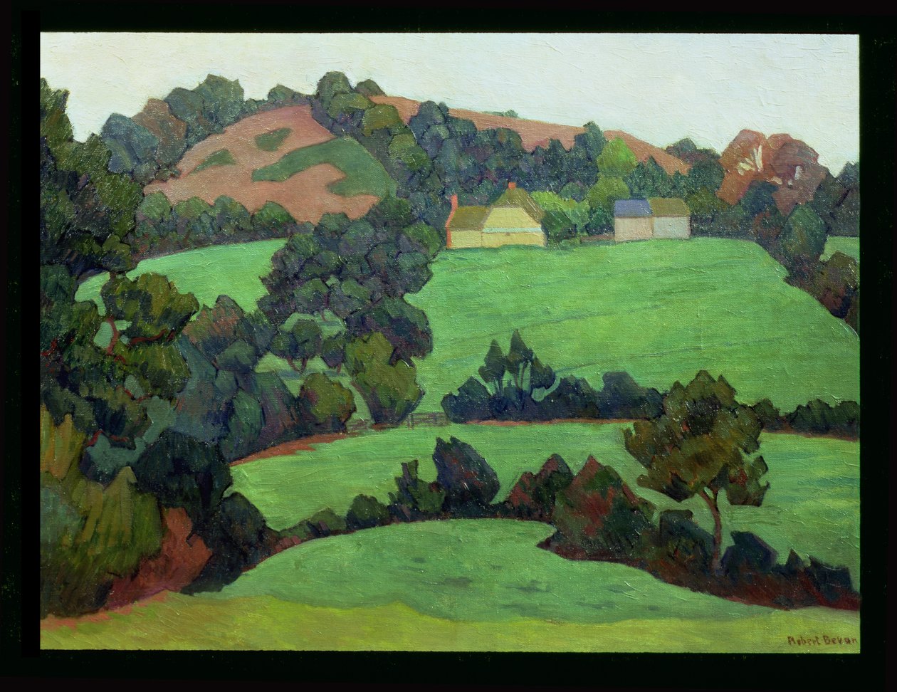 Landschap door Robert Polhill Bevan