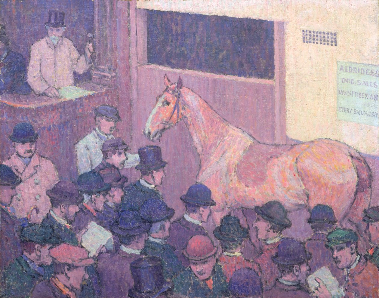 Rustig met alle Wegoverlast, c.1912 door Robert Polhill Bevan