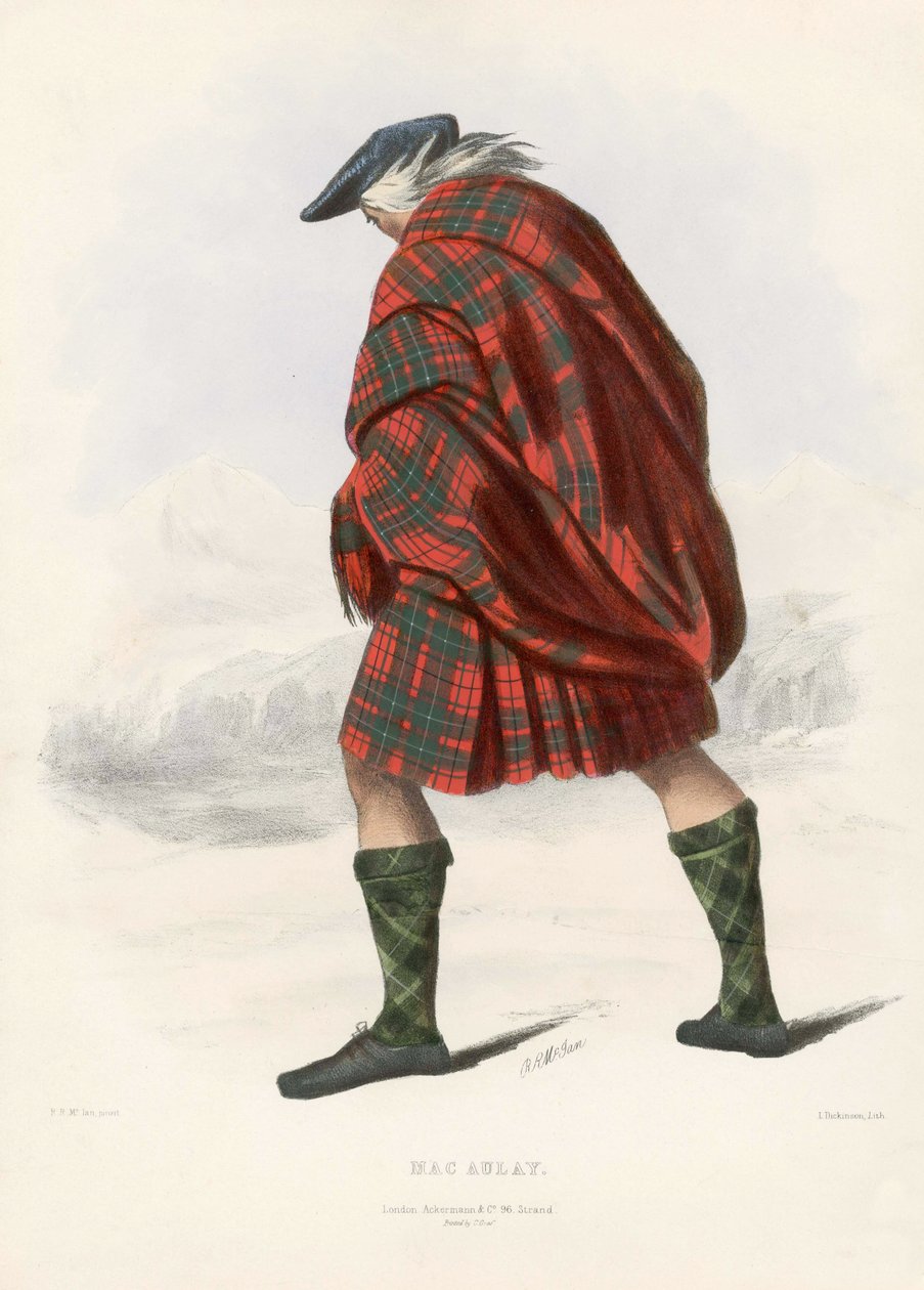 Mac Aulay, uit The Clans of the Scottish Highlands, uitgegeven 1845 door Robert Ronald McIan