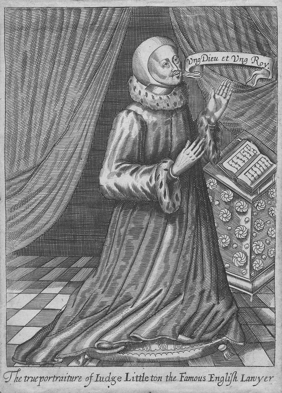 Rechter Thomas Littleton, 1628 door Robert Vaughan