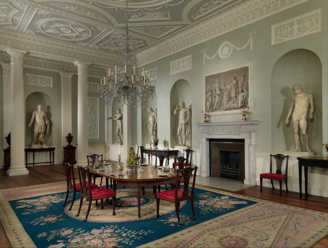 Eetkamer van Lansdowne House, Londen, 1767-1769 door Robert Adam