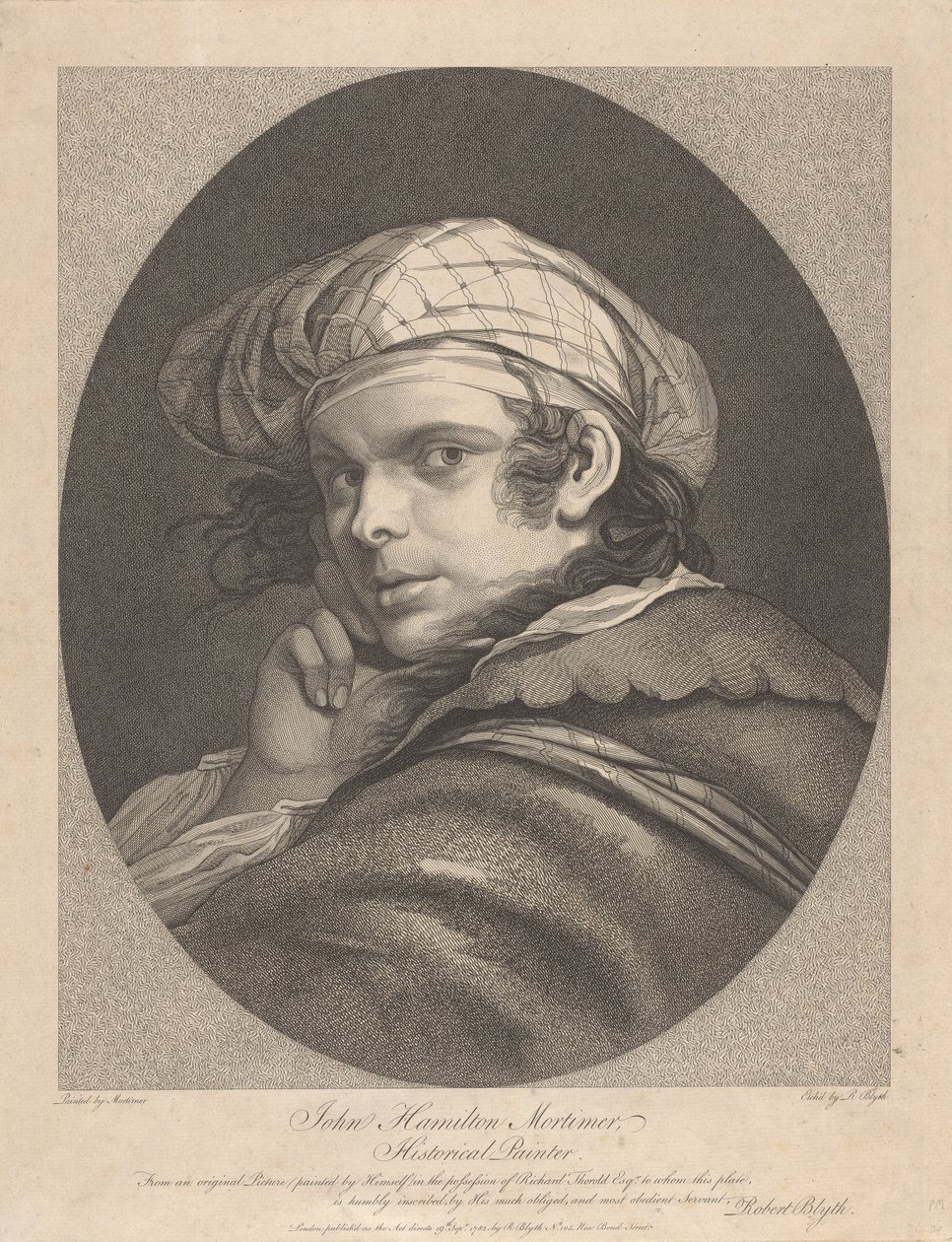 John Hamilton Mortimer door Robert Blyth
