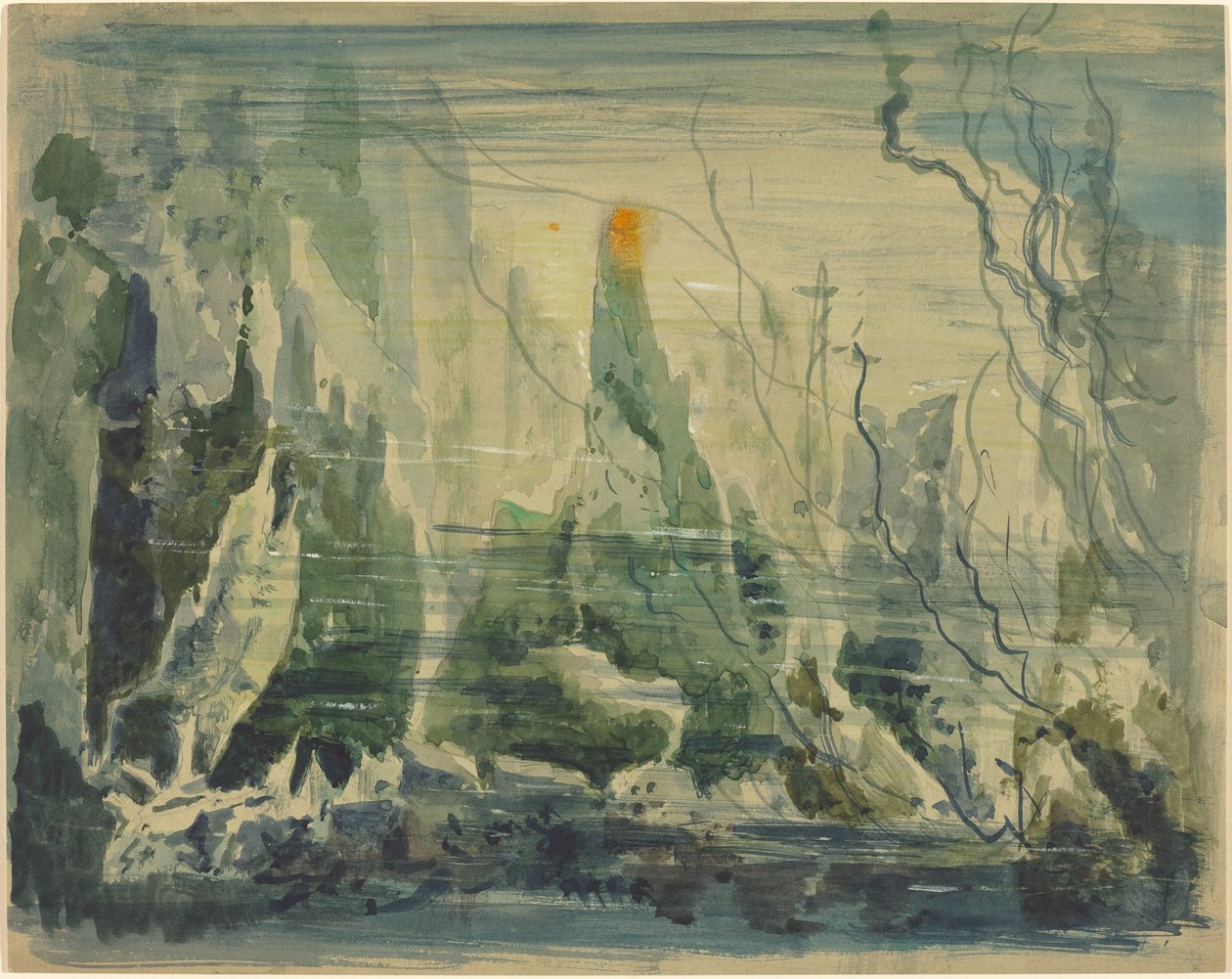 Onderwaterscène door Robert Caney