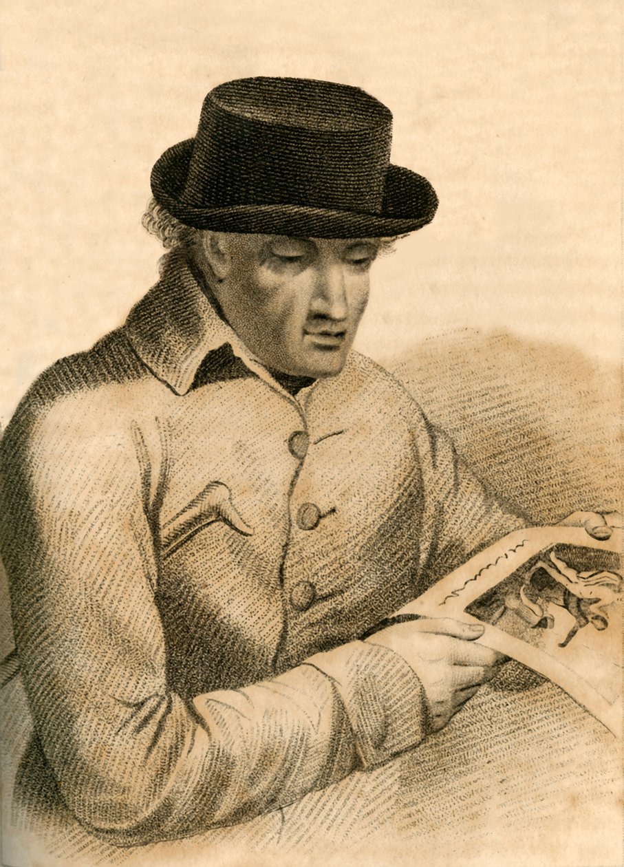 Henry Constantine Jennings. De opmerkelijke virtuoos, 1821 door Robert Cooper