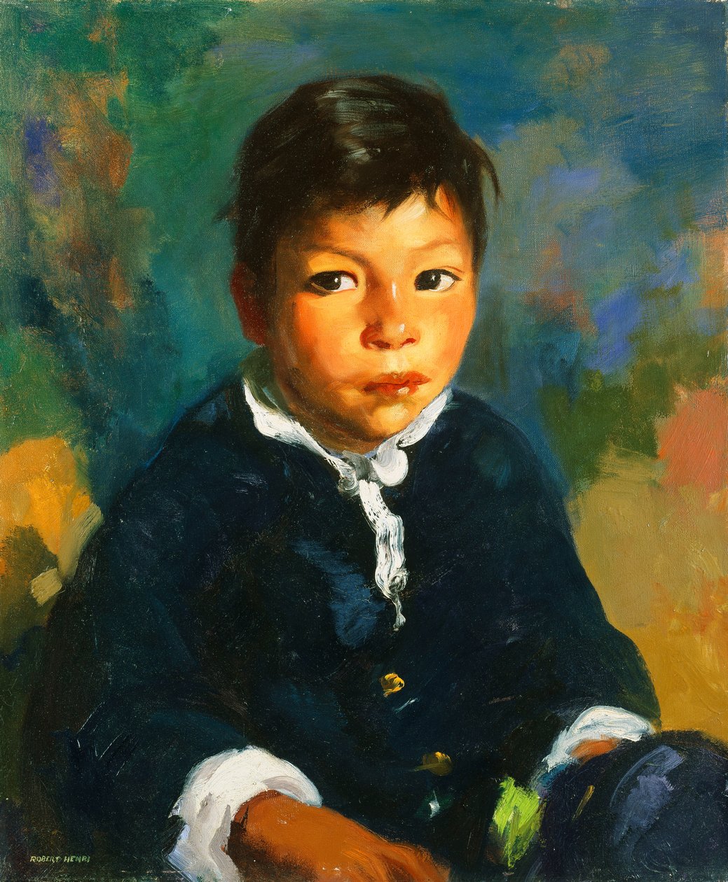 Kleine halfbloed, 1917 door Robert Cozad Henri