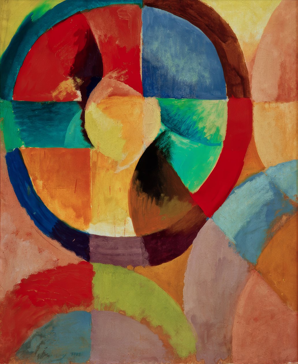 Circulaire Vormen, Zon Nr. 1 door Robert Delaunay