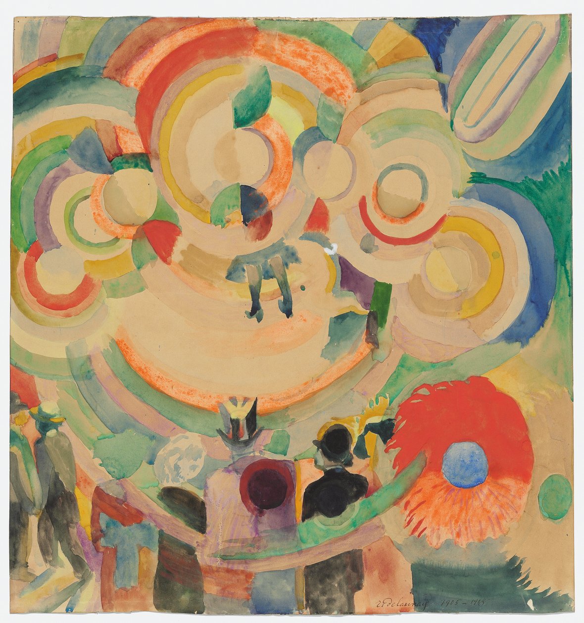 Manège de Cochons door Robert Delaunay