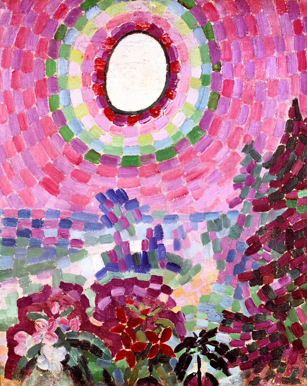 Passage met schijf, 1906 door Robert Delaunay