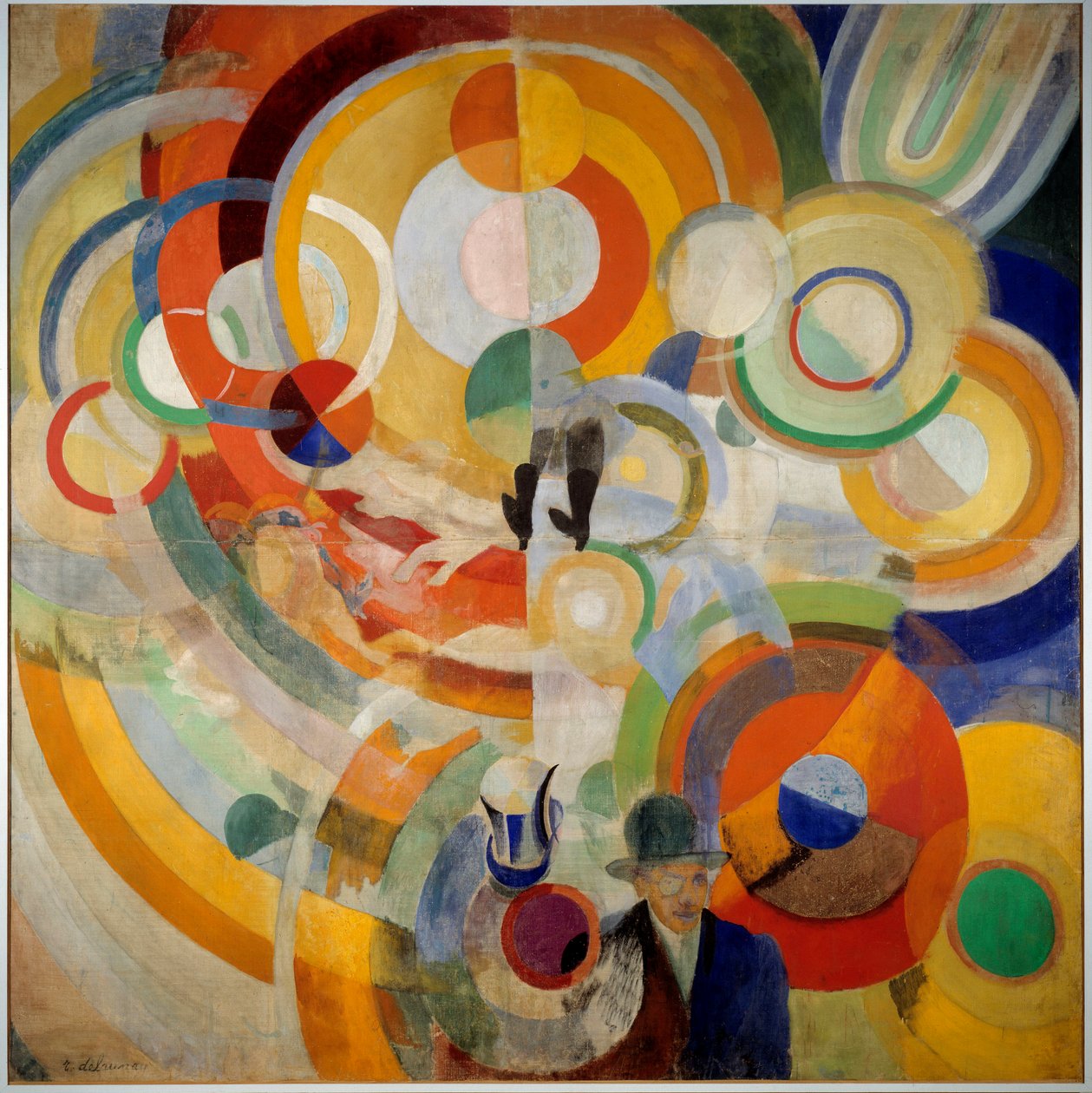 Varkens Manege (of Elektrische Manege) door Robert Delaunay
