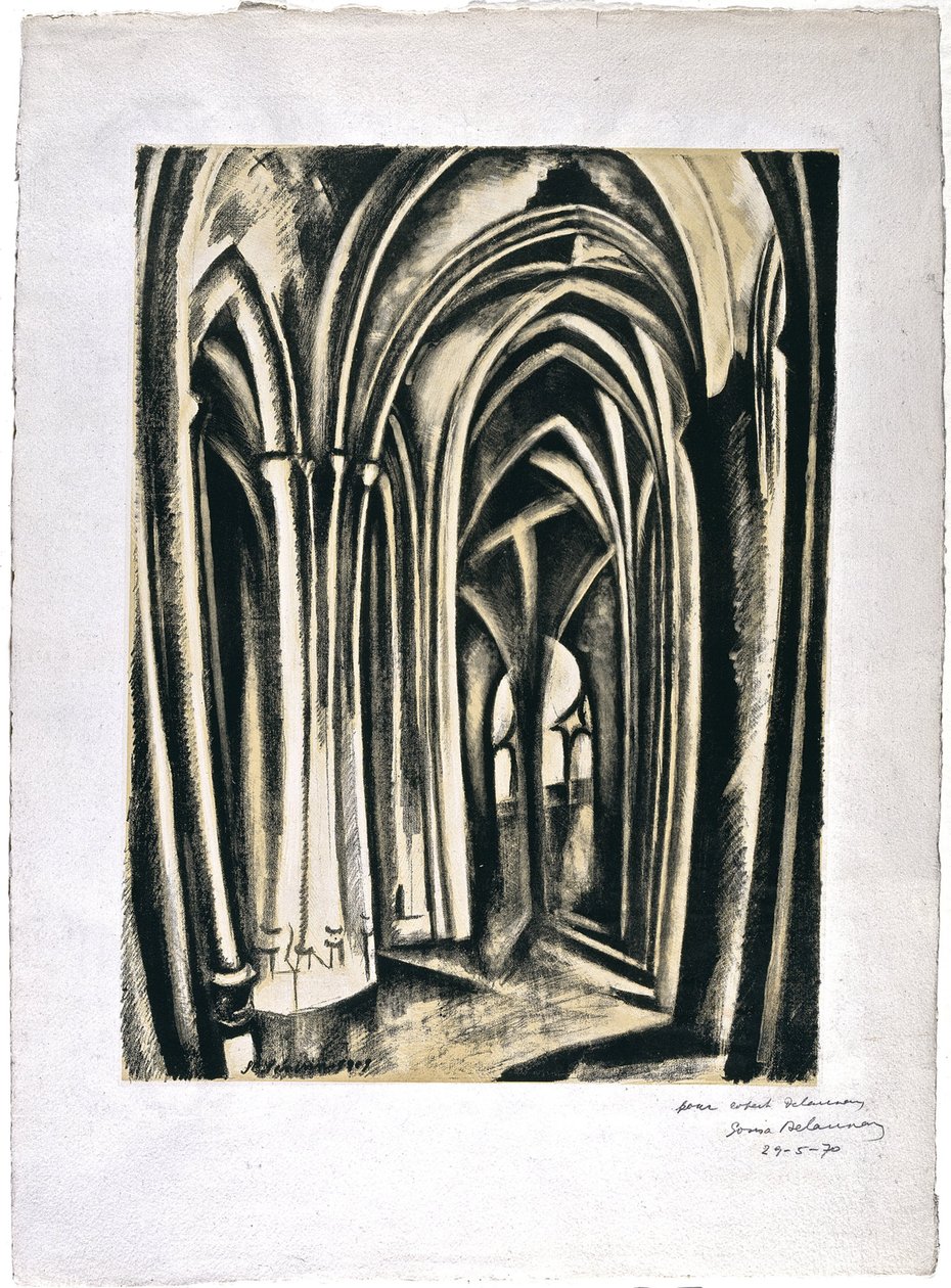 Saint Séverin door Robert Delaunay