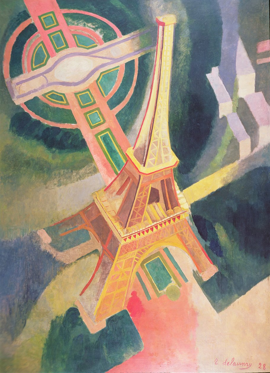 De Eiffeltoren door Robert Delaunay