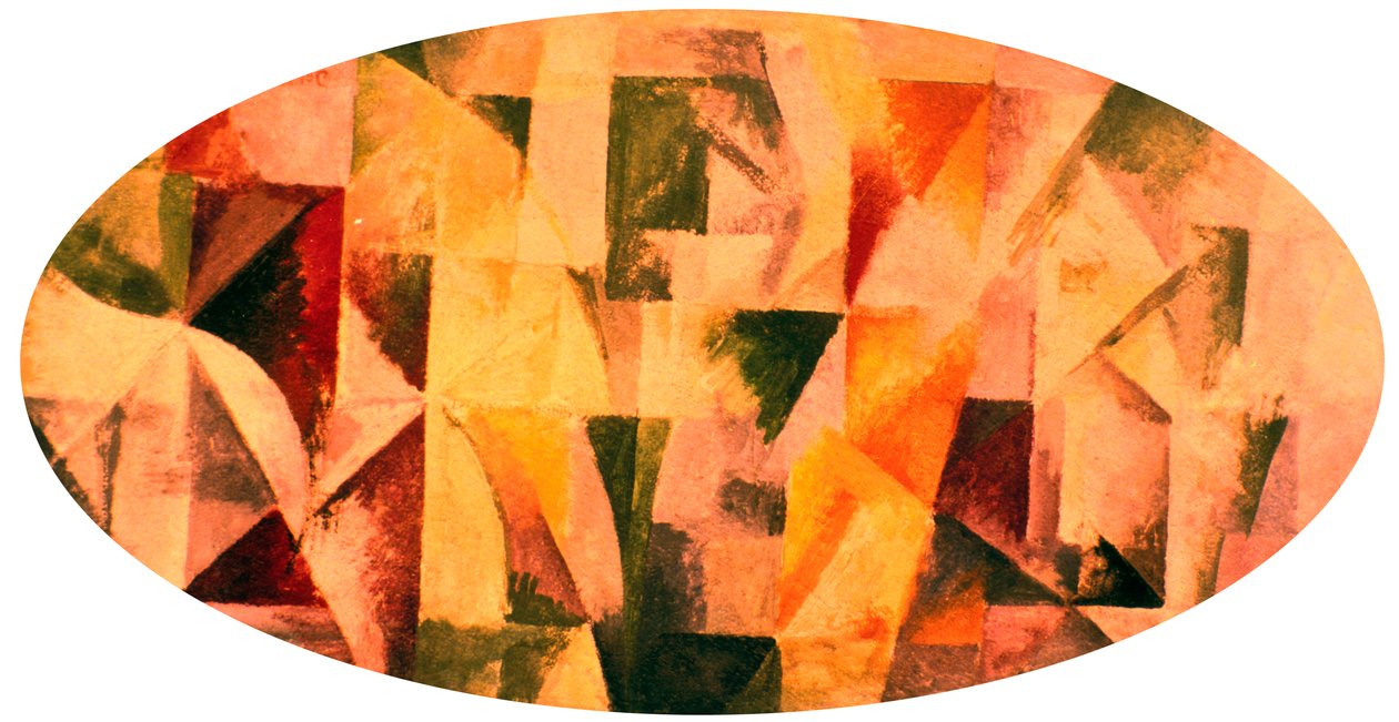 De hoed, 1912 door Robert Delaunay