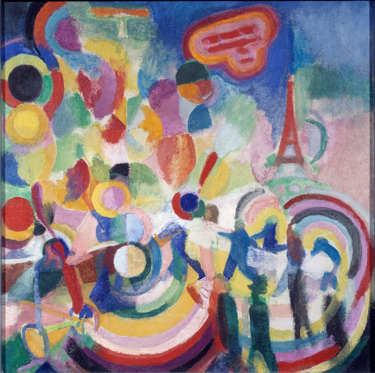 Hulde aan Bleriot Louis Bleriot (1872-1936) door Robert Delaunay