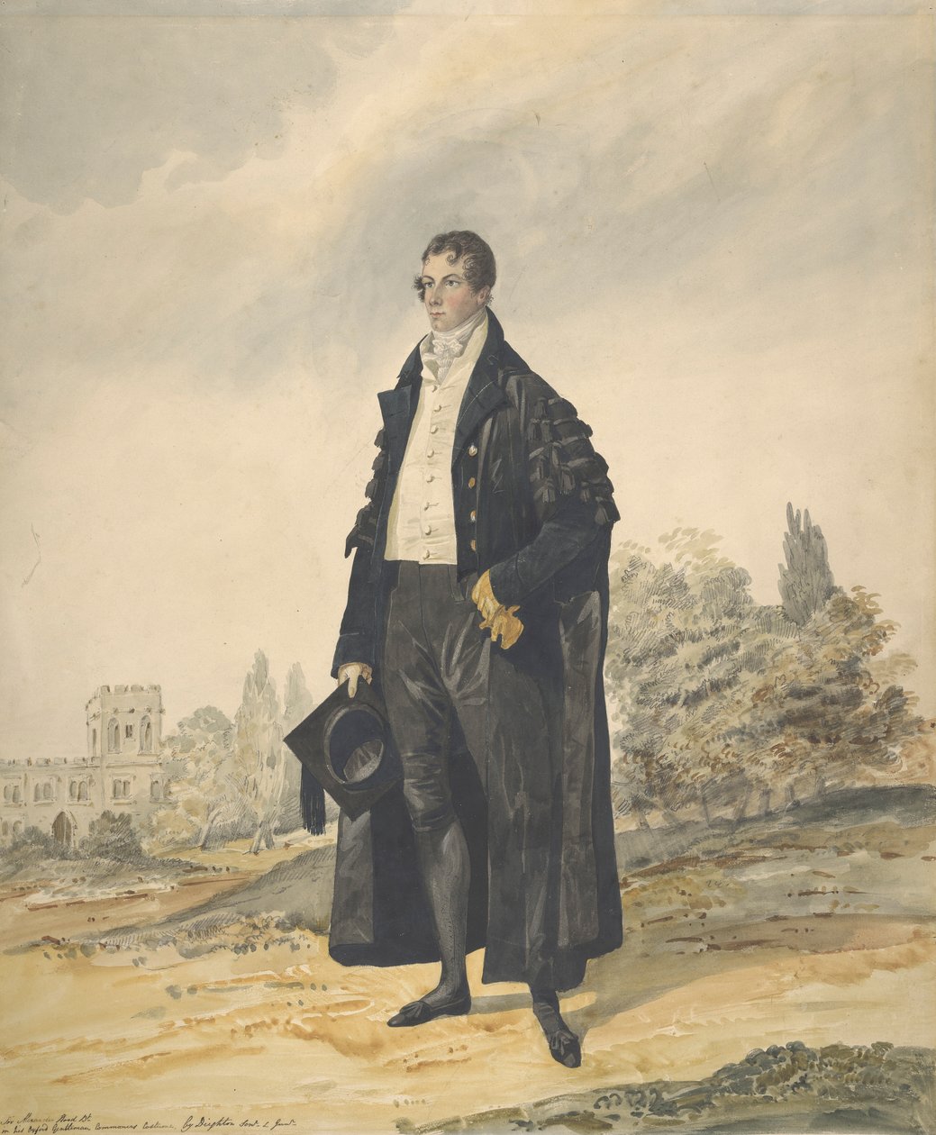 Sir Alexander Hood, Bart. door Robert Dighton