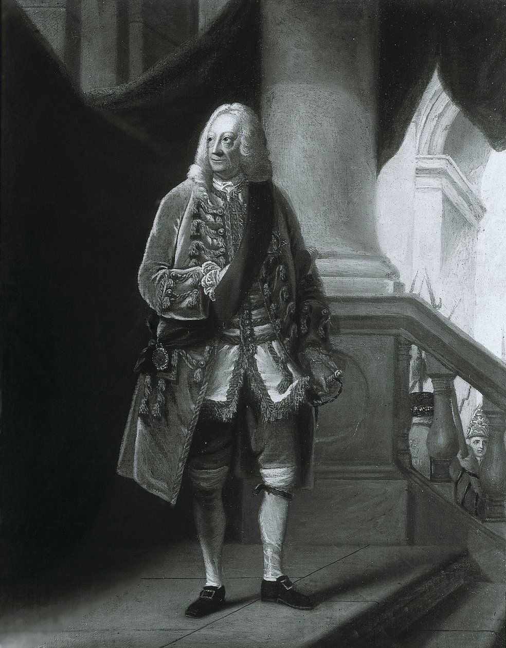 George II (1683-1760) door Robert Edge (after) Pine