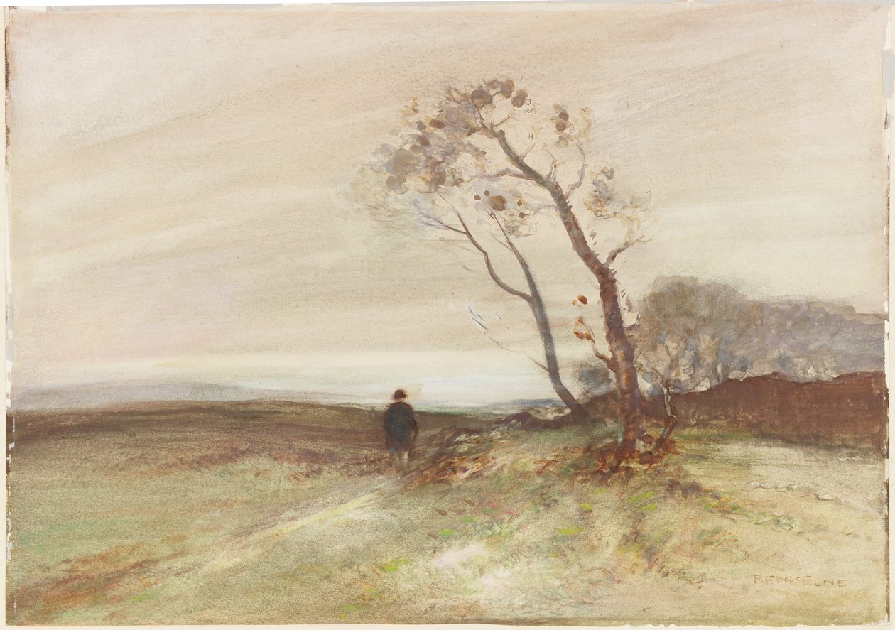 Een winderige dag door Robert Ernest McEune