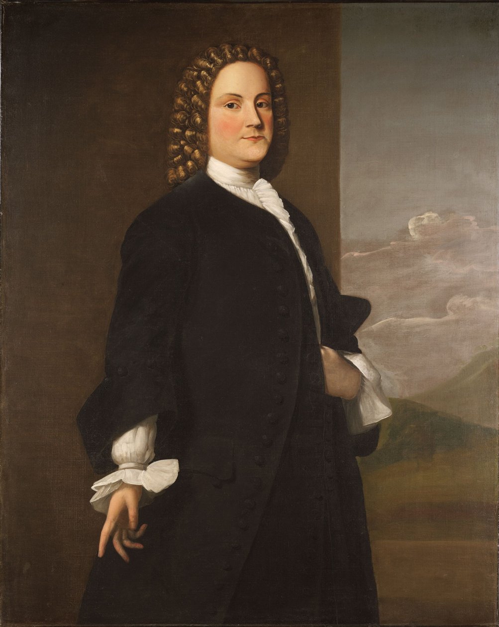 Benjamin Franklin (1706-1790) door Robert Feke