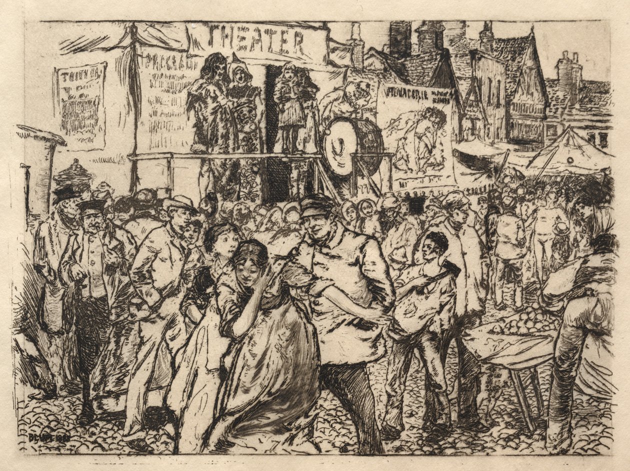 Een illustratie door Robert Frederick Blum