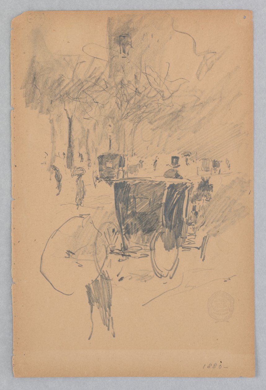 Paard en Koets door Robert Frederick Blum