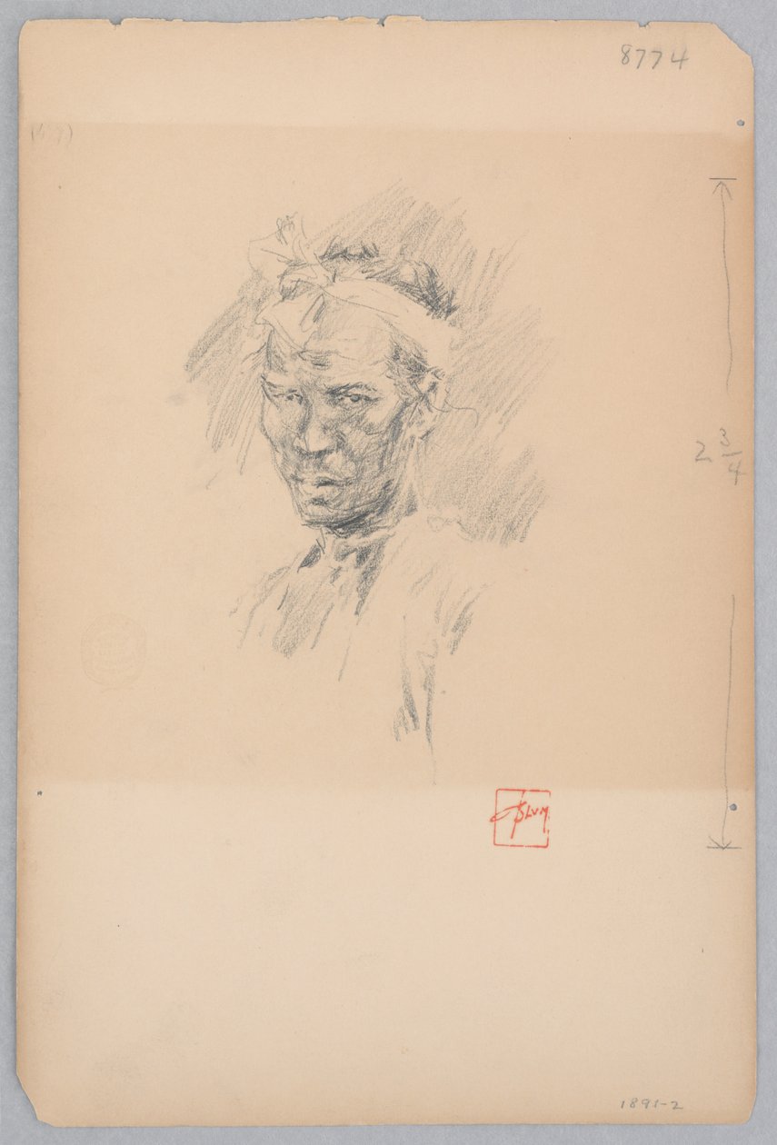 Japanse man door Robert Frederick Blum