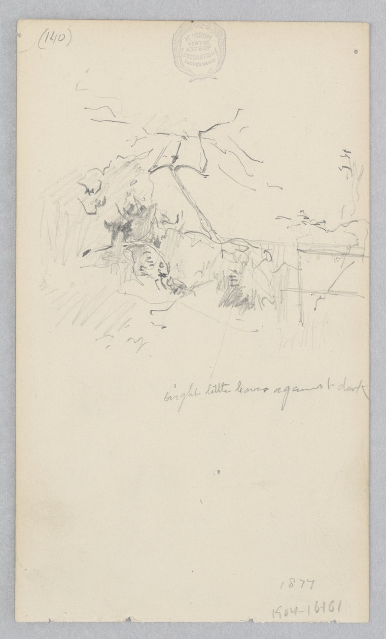 Landschap door Robert Frederick Blum