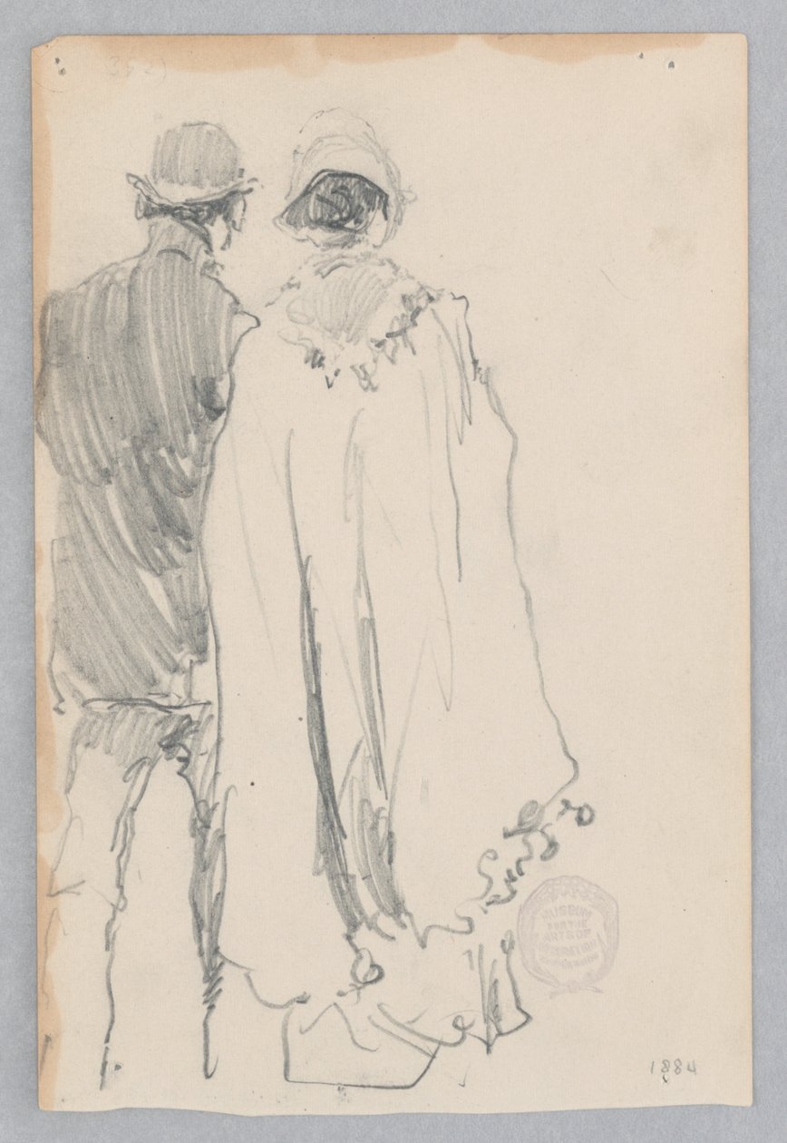 Man en vrouw door Robert Frederick Blum