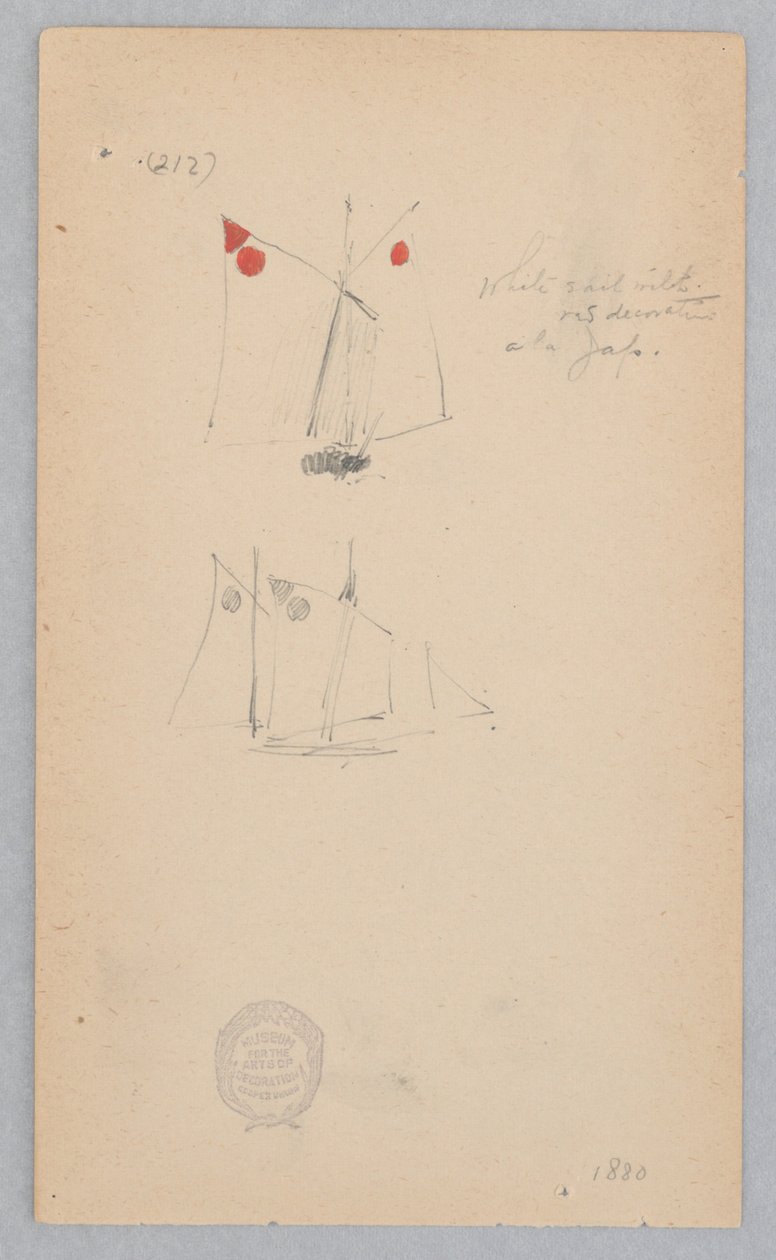 Zeilboot door Robert Frederick Blum