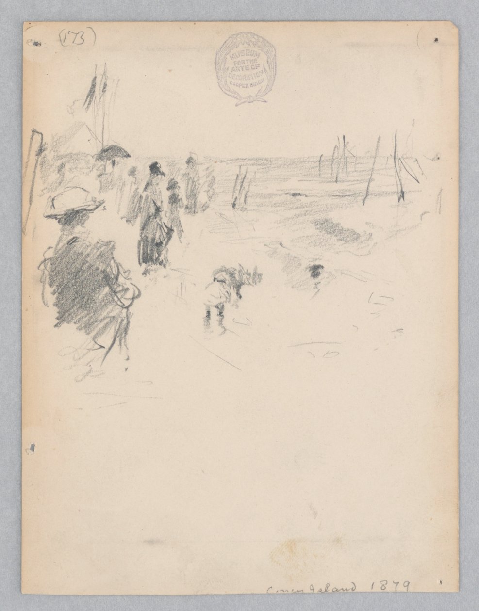 Kustlijn door Robert Frederick Blum