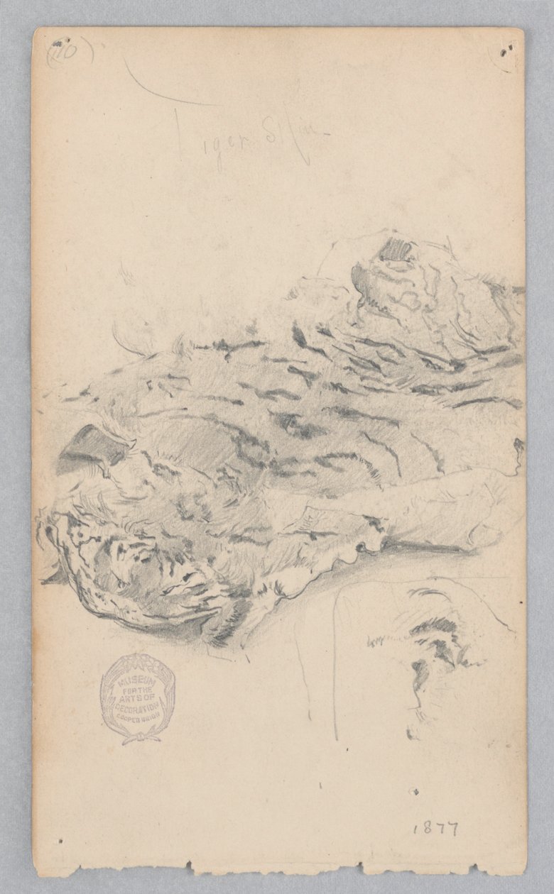Tijgervel tapijt door Robert Frederick Blum