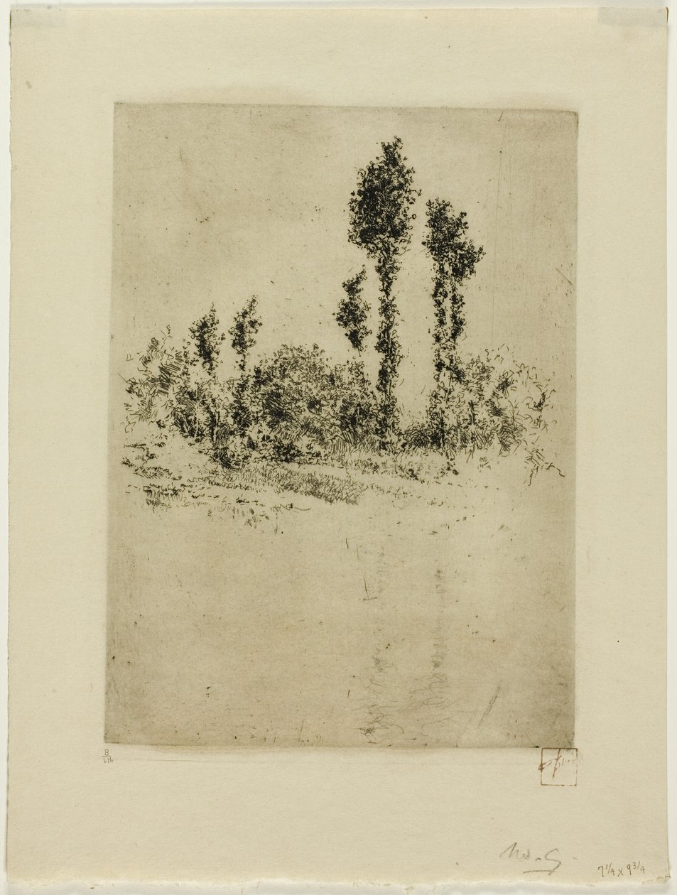 Onvoltooid landschap door Robert Frederick Blum
