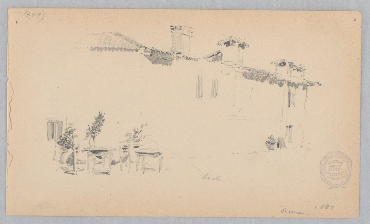 Uitzicht op Rome, Italië door Robert Frederick Blum
