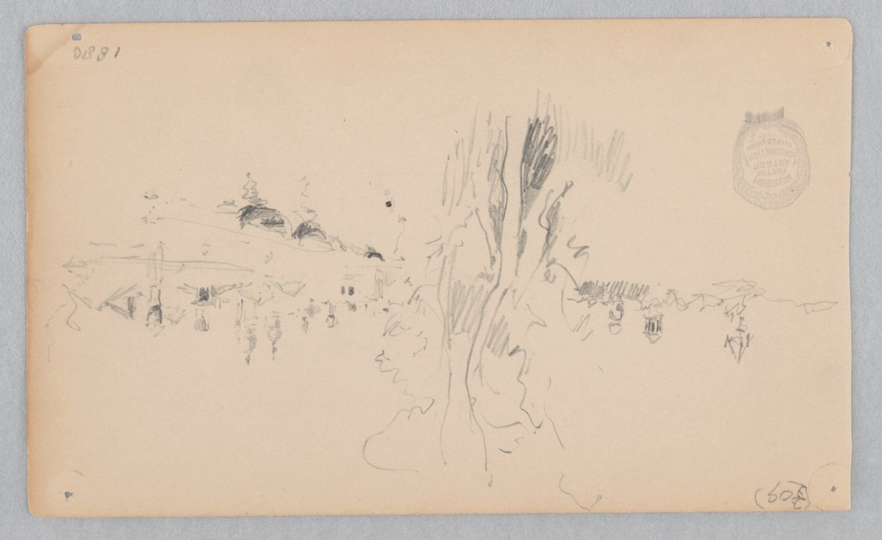 Uitzicht op Venetië, Italië door Robert Frederick Blum