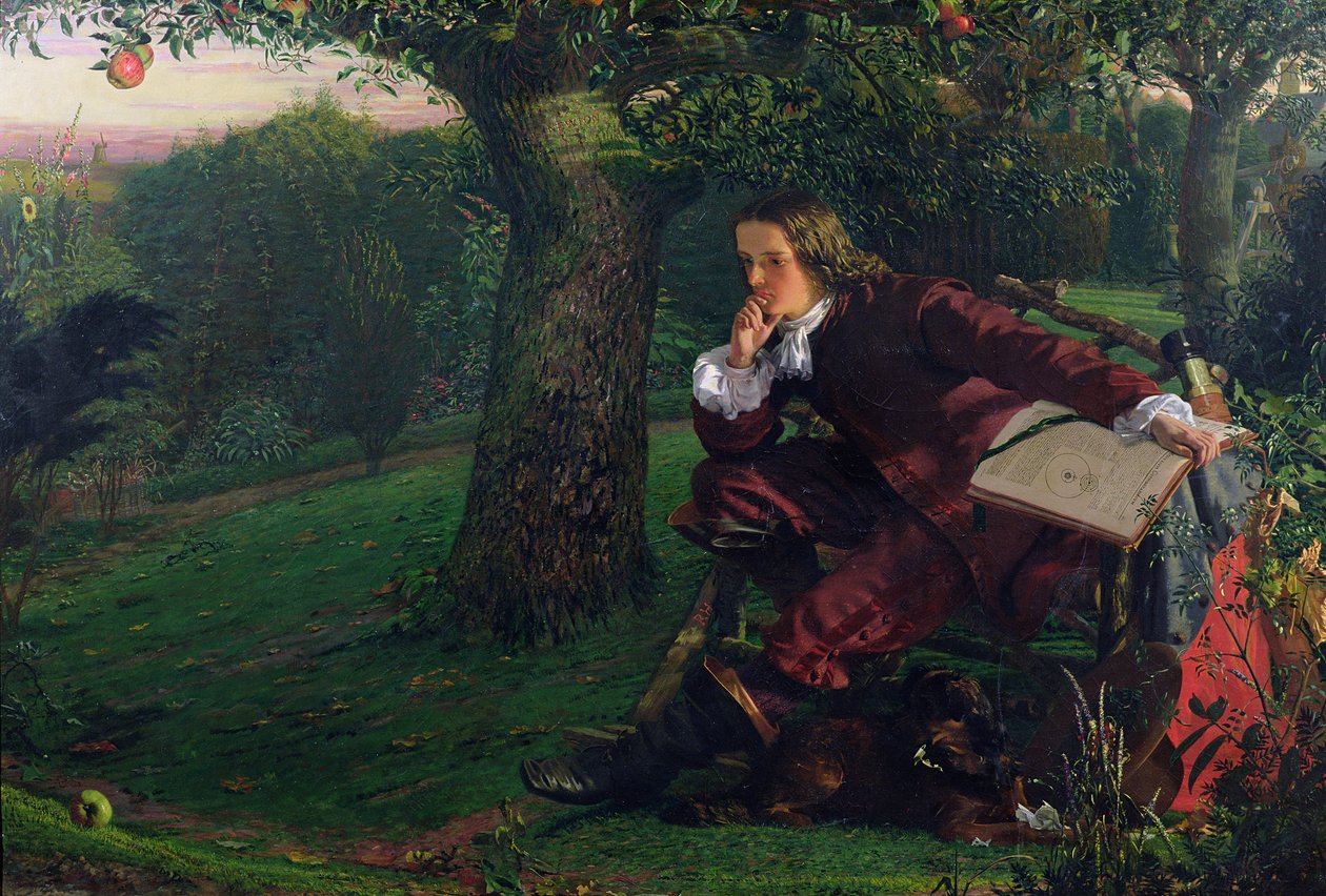 Meester Isaac Newton, 1905 door Robert Hannah