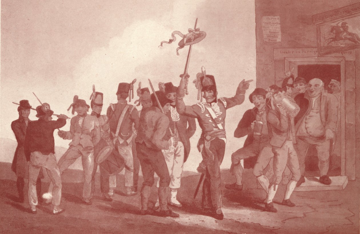 Drieëndertigste regiment door Robert Havell