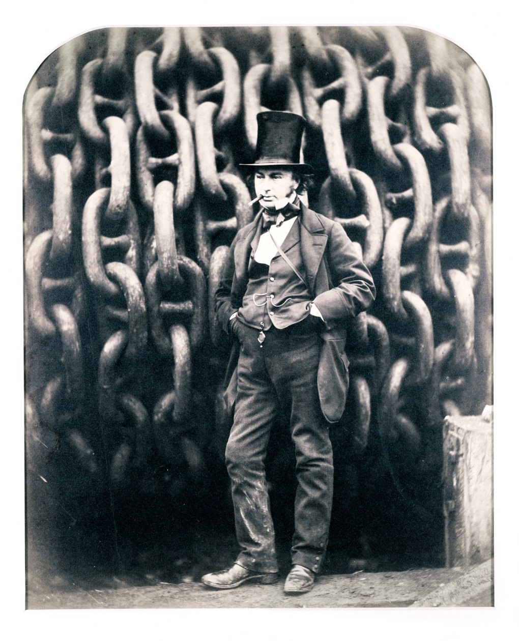 Isambard Kingdom Brunel, Britse ingenieur, 1857 door Robert Howlett