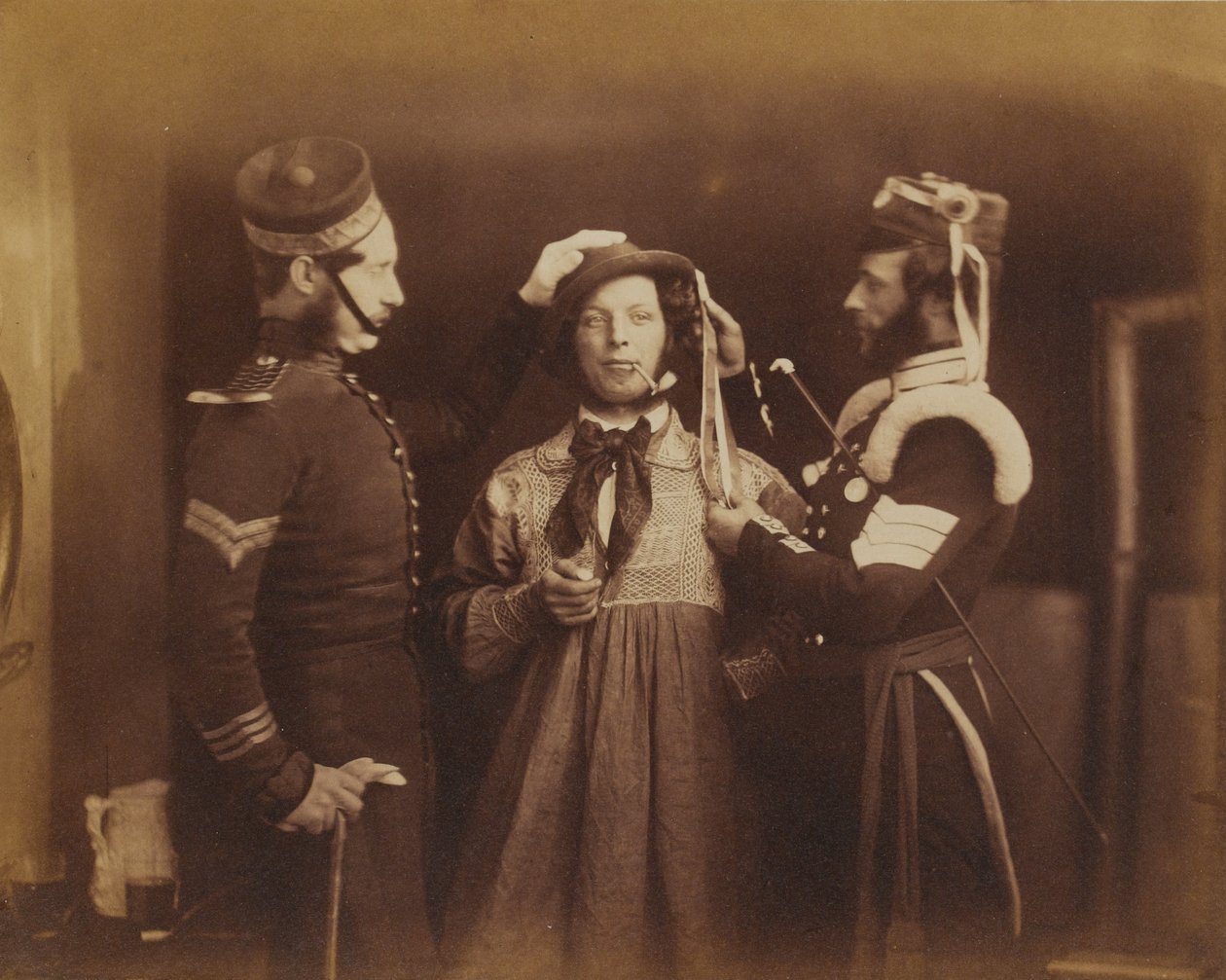 De Rekruut, 1856 door Robert Howlett