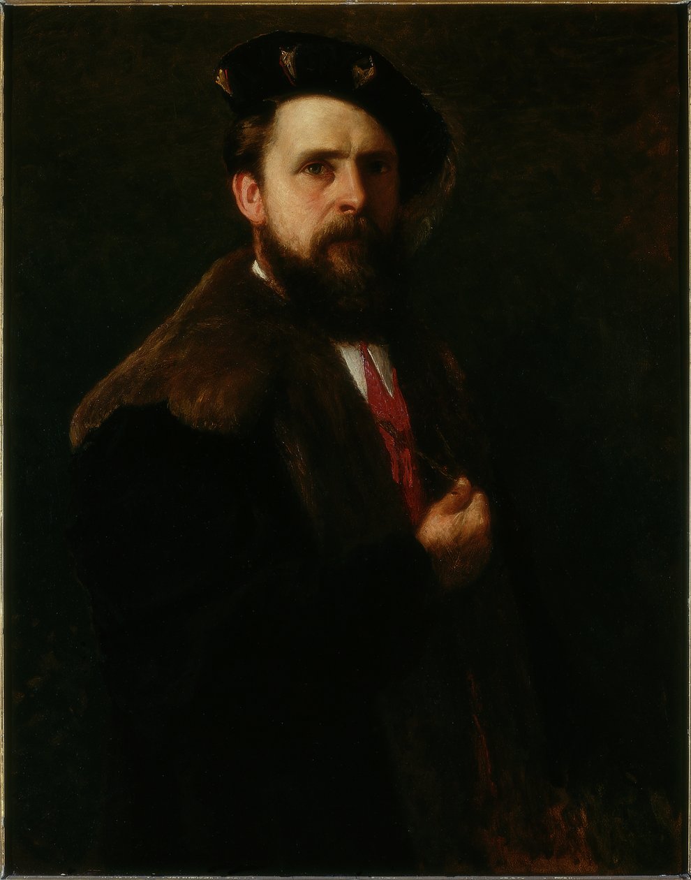 Zelfportret, ca. 1913 door Robert Jobling