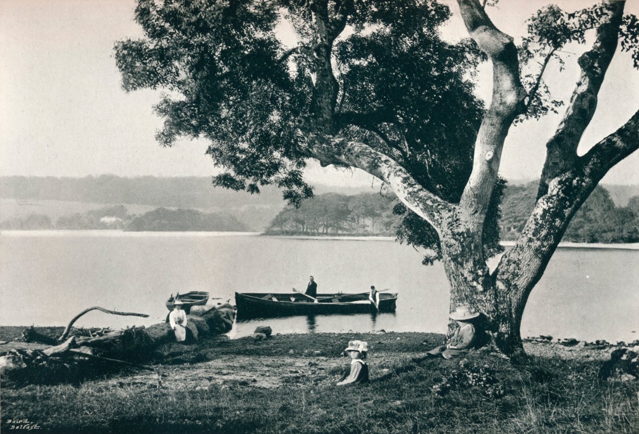 Kerk Eiland, Lough Gill, Sligo, ca. 1908 door Robert John Welch