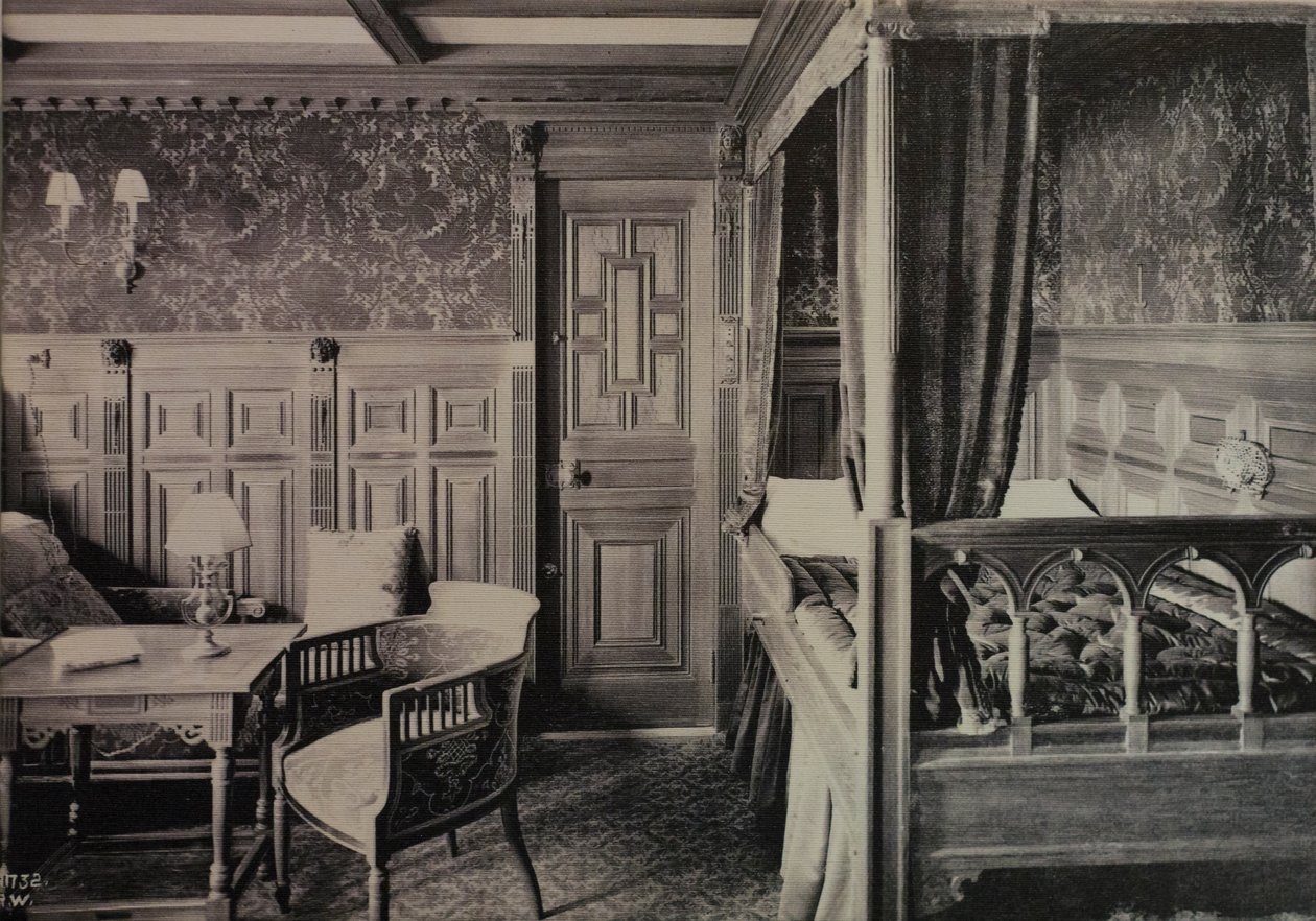 Titanic, eerste klas accommodatie door Robert John Welch