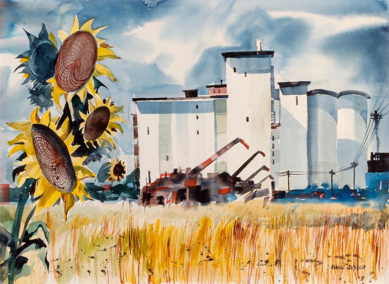 Graan Elevator, Kansas door Robert Johnson