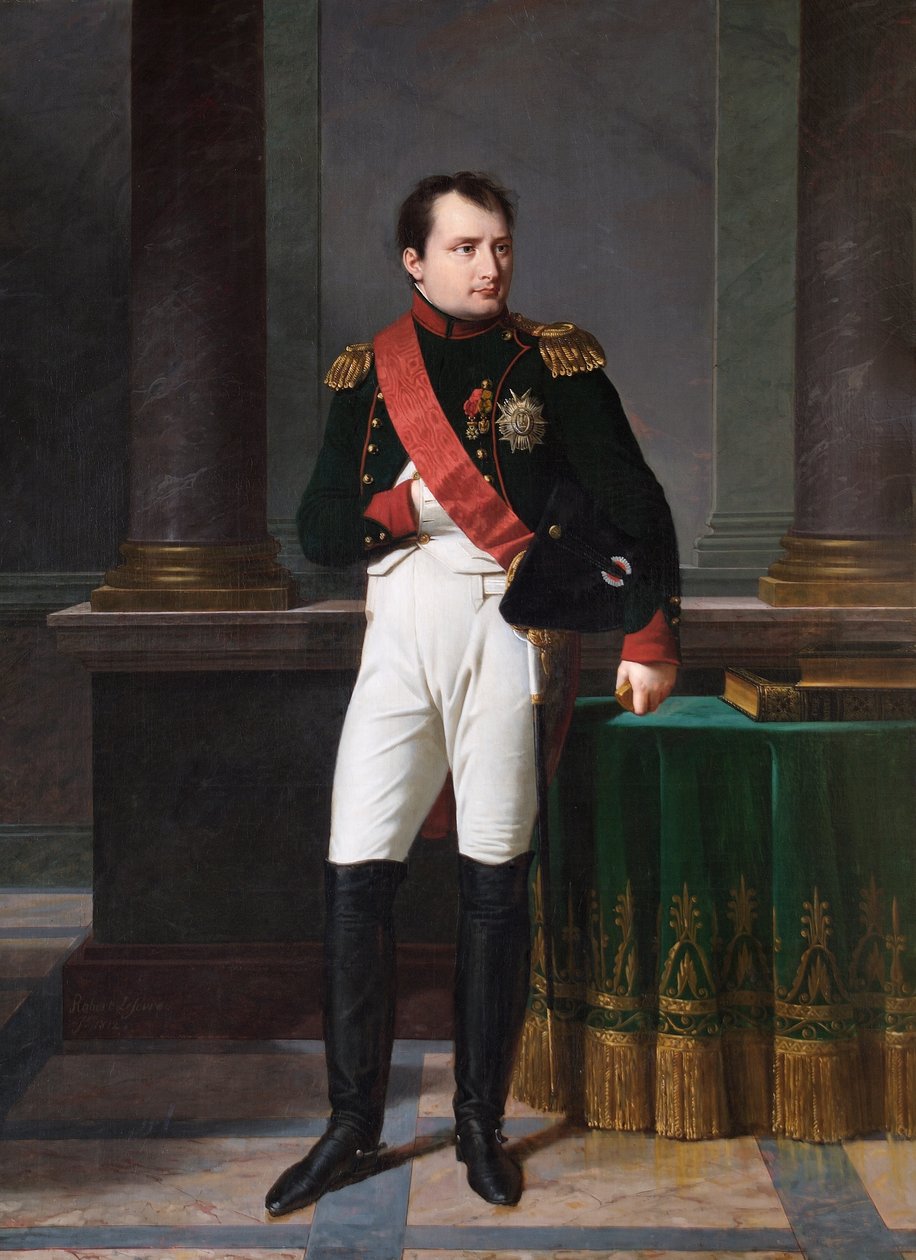 Portret van Napoleon Bonaparte, 1812 door Robert Lefevre