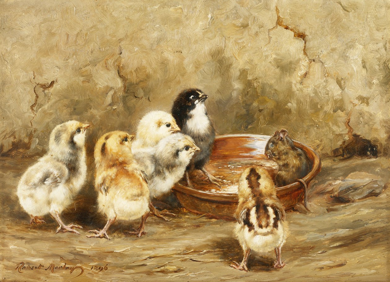 De ongenode lunchgast, 1896 door Robert Morley