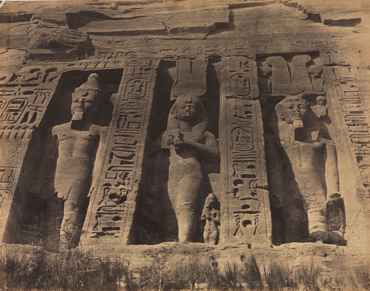 Tempel van Abu Simbel door Robert Murray