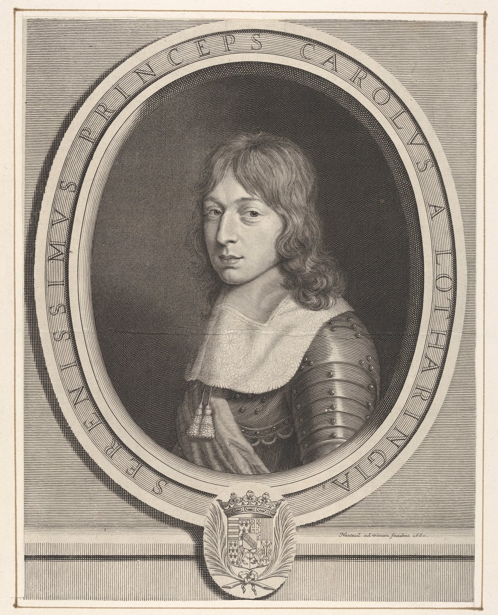 Karel V, hertog van Lotharingen door Robert Nanteuil