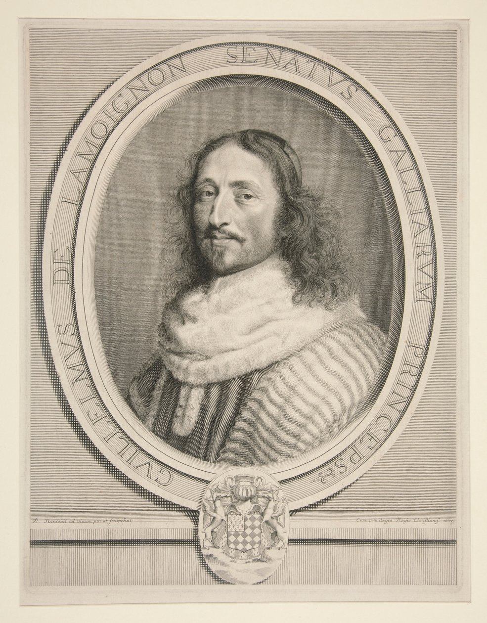 Guillaume de Lamoignon, Markies van Baville door Robert Nanteuil