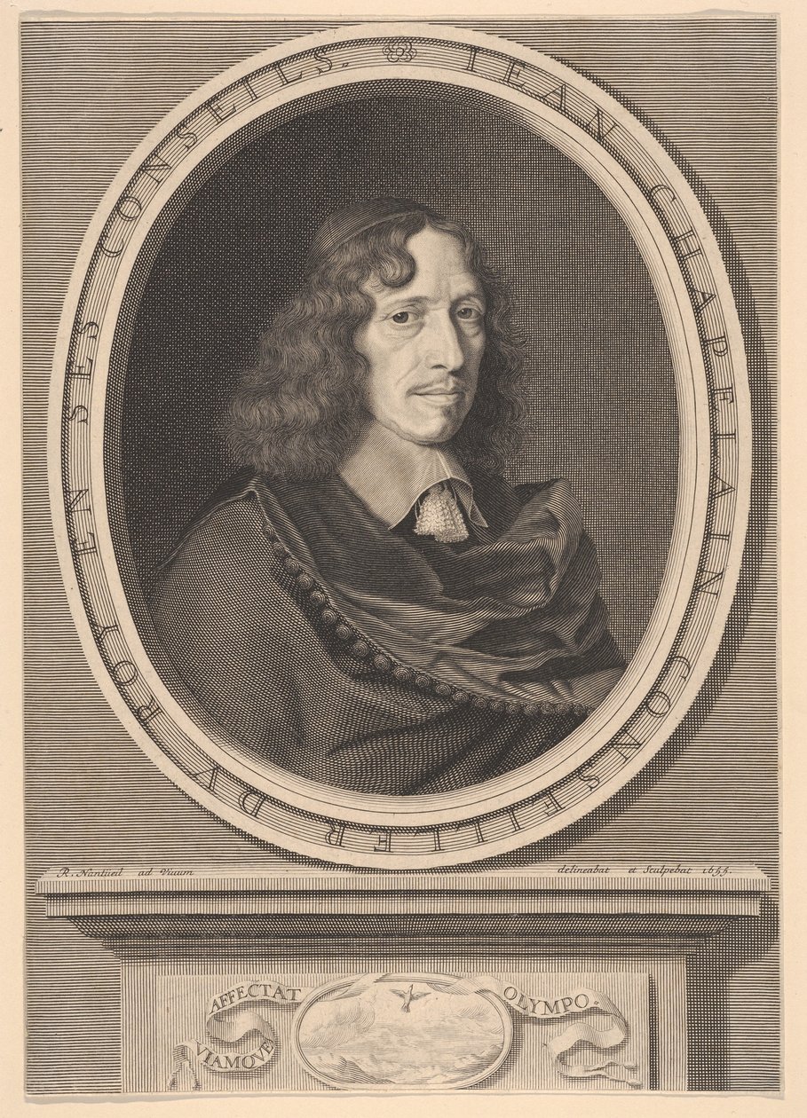 Jean Champlain, 1655 door Robert Nanteuil
