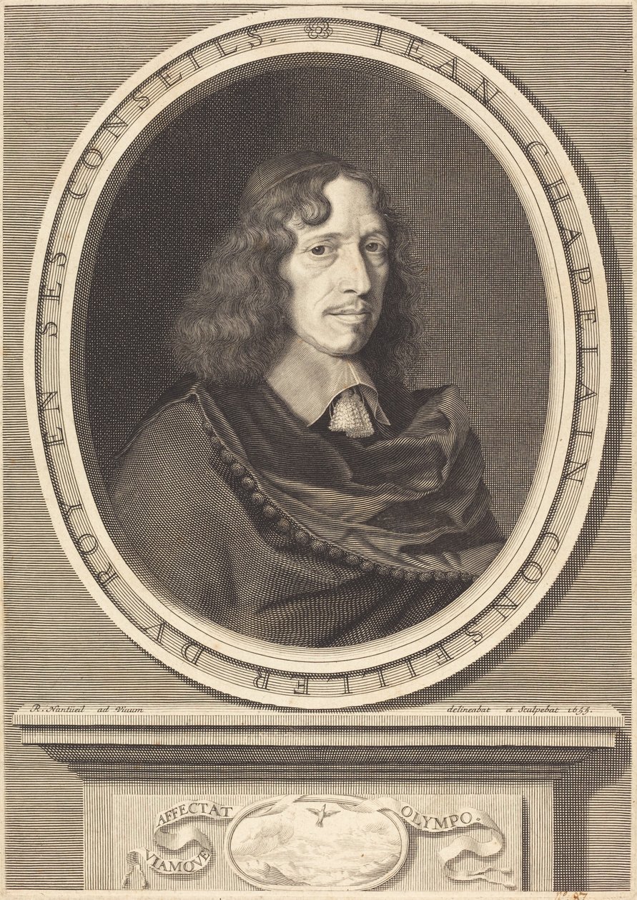 Jean Chapelain door Robert Nanteuil