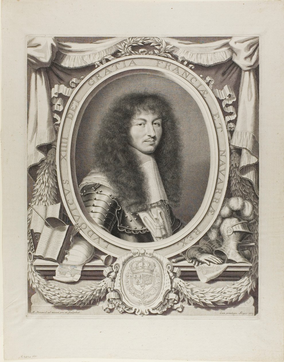 Lodewijk XIV door Robert Nanteuil