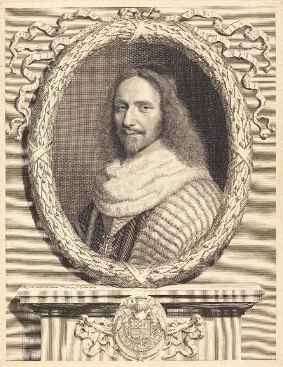 Nicholas Potier de Novion door Robert Nanteuil