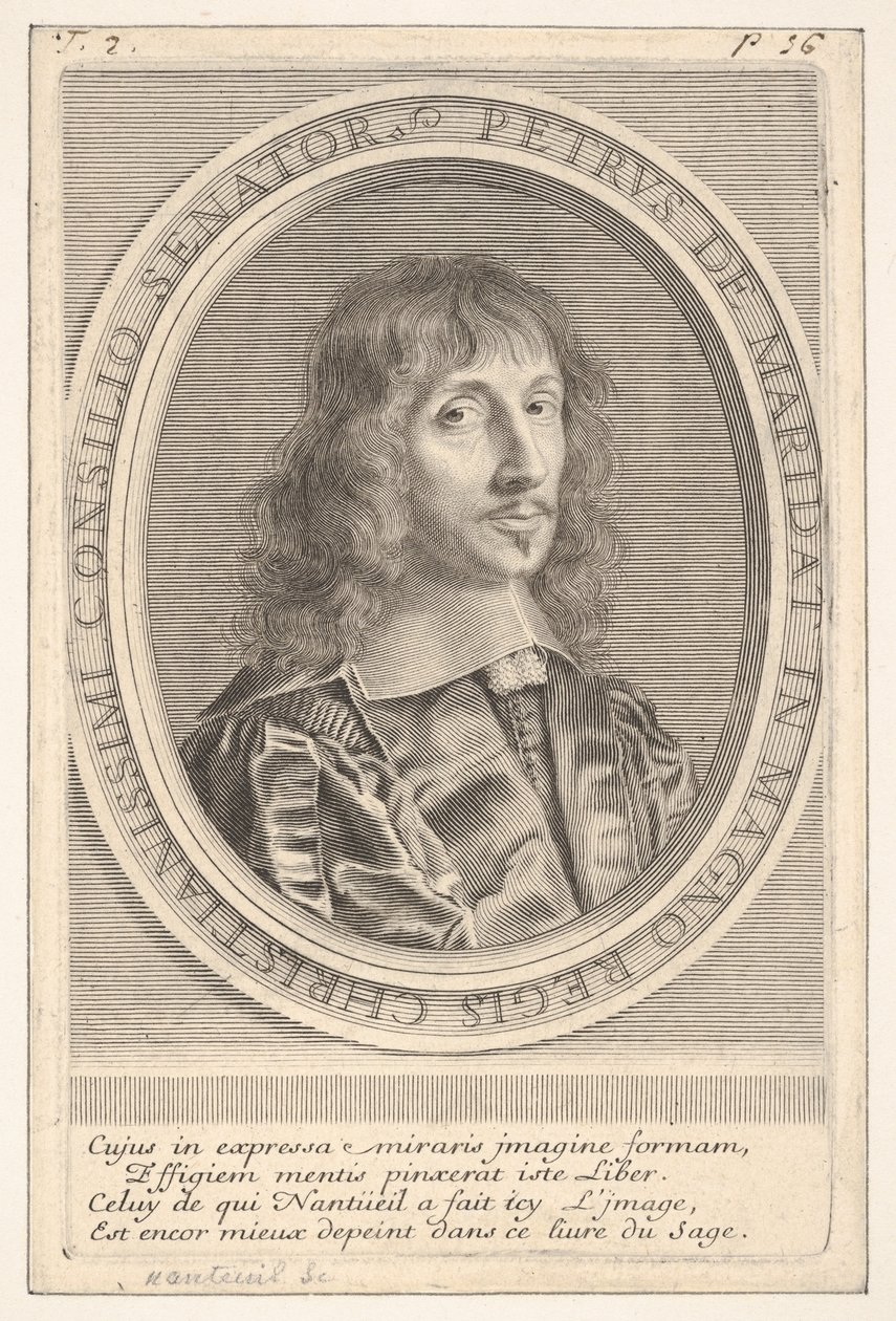 Pierre da Maridat door Robert Nanteuil